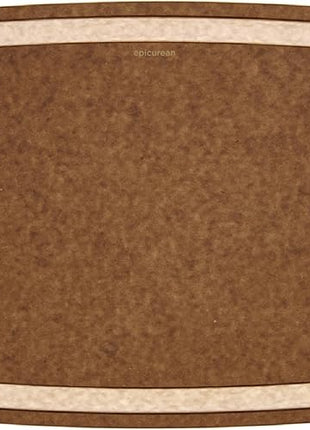 Epicurean Gourmet Series Cutting Board, 17.5-Inch by 13-Inch, Nutmeg/Natural