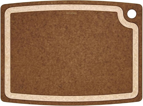 Epicurean Gourmet Series Cutting Board, 17.5-Inch by 13-Inch, Nutmeg/Natural