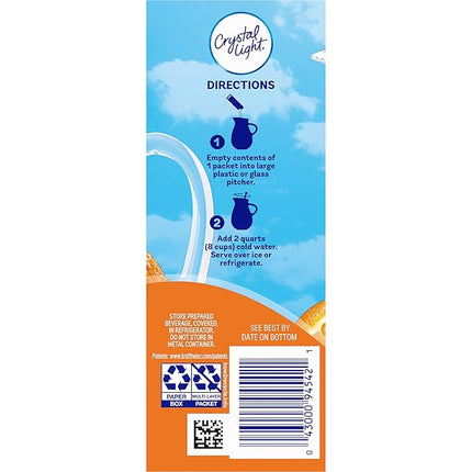 Crystal Light Pitcher Packets, Classic Orange, 2.5 OZ