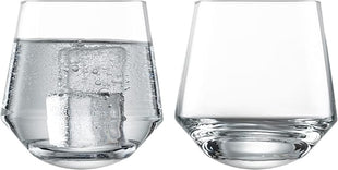 Zwiesel Glas Pure German Crystal Glassware Collection, 2 Count (Pack of 1), Dancing Party Tumblers Cocktail Glass