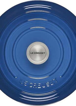 Le Creuset Enameled Cast Iron Signature Round Dutch Oven, 5.5 qt., Marseille