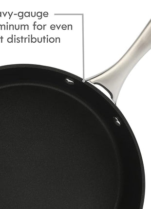 Kenmore Logan Black Stripe 10-Piece Nonstick Aluminum Induction Safe Cookware Set