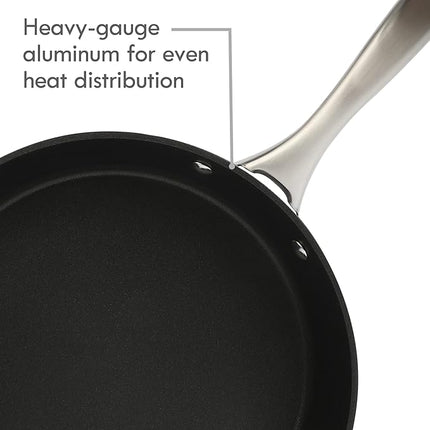 Kenmore Logan Black Stripe 10-Piece Nonstick Aluminum Induction Safe Cookware Set