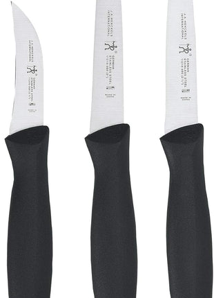 HENCKELS J.A International Accessories Paring Knife Set, 3-piece, Black
