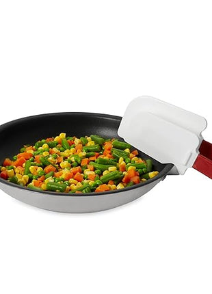 Rubbermaid Commercial Products High Heat Resistant Silicone Heavy Duty Spatula/Food Scraper 13.5-Inch 500 Degrees F Red Handle for Baking/Cooking/Mixing Commercial Dishwasher Safe