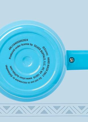 Silver Buffalo Disney Lilo and Stitch “2 Cute” Stainless Steel Tumbler with Handle, Fits in Standard Cup Holder, 40 Ounces (Pack of 12)