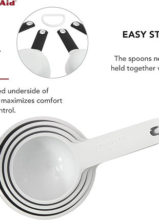 KitchenAid Measuring Cups, Set Of 4, White