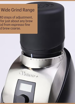 Baratza Virtuoso+ Coffee Grinder ZCG587BLK, Black