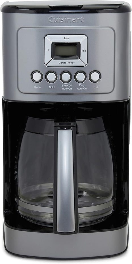 Cuisinart Coffee Maker, 14-Cup Glass Carafe, Fully Automatic for Brew Strength Control & 1-4 Cup Setting, Stainless Steel, DCC-3200GMP1, Gunmetal
