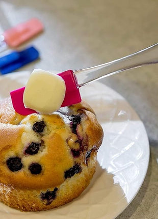 Mini Spatulas Set - 10 Piece Heat Resistant Silicone Spatula - Pro-Grade Multipurpose Kitchen Tool for Baking, Cooking, Mixing, and More - Non-Stick, Dishwasher Safe Bright and Colorful Small Spatula