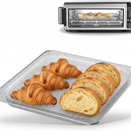 for Ninja Foodi Replacement Tray, Original Replacement Baking Trays for NINJA SP100 SP101 Foodi Digital Air Fryer Oven, Mesh Basket, Ideal Accessories for Air Frying and Dehydrating (For SP100 Series)