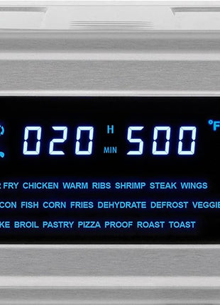 Kalorik MAXX Complete Air Fryer Oven Digital Controls 26-Quart Capacity 10-in-1 Countertop Cooker with 21 Presets, 15 Deluxe Accessories & 60-Recipe Hardcover Cookbook, 1700-Watts, Stainless Steel