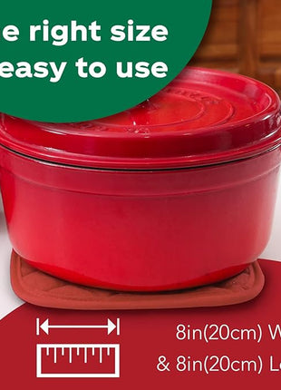 Joyhalo 6 Pack Pot Holders for Kitchen,Cotton Oven Holder with Great Heat Resistance,Non Slip Hot Pads for Kitchen Clearance,Spice