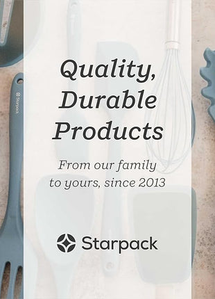 Starpack 'The All Rounder' XL Premium Silicone Spoonula Spatulas - Up to 600°F Heat Resistant Spatula Spoons - Best Silicone Spoonulas - Rubber Spatula Spoons - Kitchen Spoon Spatulas for Cooking