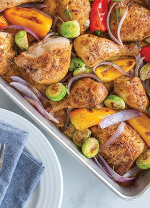 Nordic Ware Prism High-Sided Sheet Cake Pan, 1 Pack, Natural