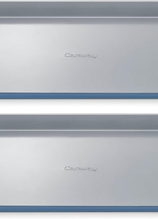 Caraway Non-Stick Ceramic Medium Baking Sheet - Naturally Slick Ceramic Coating - Non-Toxic, PTFE & PFOA Free - Perfect for Baking, Roasting, and More - Medium (15" x 10") - Slate