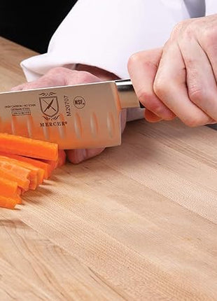 Mercer Culinary M20707 Genesis 7-Inch Santoku Knife,Black