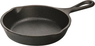 Lodge H5MS Heat Enhanced and Seasoned Cast Iron Mini Skillet, 5-Inch