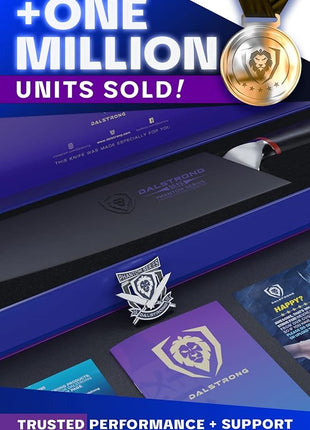 Dalstrong Kiritsuke Chef Knife - 9.5 inch - Phantom Series - Japanese High-Carbon AUS8 Steel Kitchen Knife - Pakkawood Handle Kitchen Knife - Asian Cooking Knife - Sheath Included