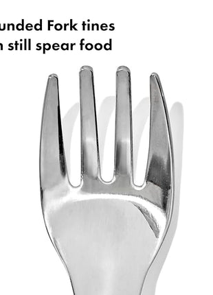 OXO Tot On-The-Go Fork and Spoon Set - Dusk