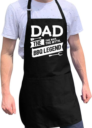 ApronMen - Funny Apron For Men - BBQ Gifts for Men & Unique Gifts for Fathers - Mens Aprons for Grilling