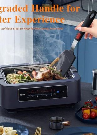 Silicone Spatula Turner, 5-Pack Spatulas Silicone Set for Nonstick Cookware, 600°F Heat Resistant Kitchen Cooking Utensils Set for Egg, Pancake Dishwasher Safe