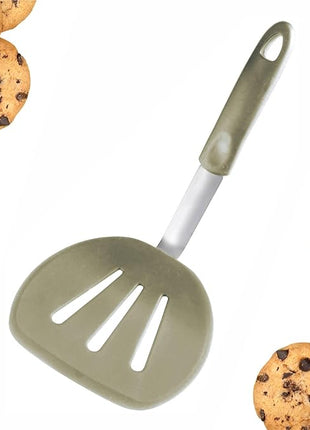 Starpack 'Flex & Flip' Flexible Silicone Turner Spatula (Wide) - High Heat Resistant Spatulas for Cooking Egg 600°F - Silicone Pancake Turner Spatula, LFGB Grade Non Stick Rubber Kitchen Utensils