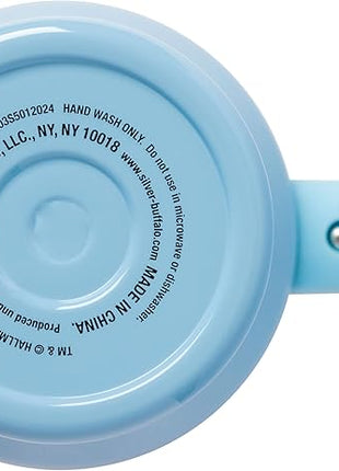 Silver Buffalo Rainbow Brite Featuring Starlite Stars Stainless Steel Tumbler with Handle and Straw, Fits in Standard Cup Holder, 40 Ounces