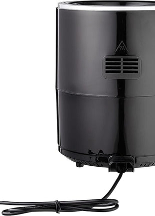 GoWISE USA GW22966 Fryer & Dehydrator Electric Air Fryer with Digital Touchscreen + Recipe Book, 5-Qt, Black/Silver