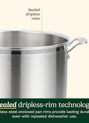 Cuisinart 15 Piece Cookware Set, MultiClad Pro Triple Ply, Silver, MCP-15N