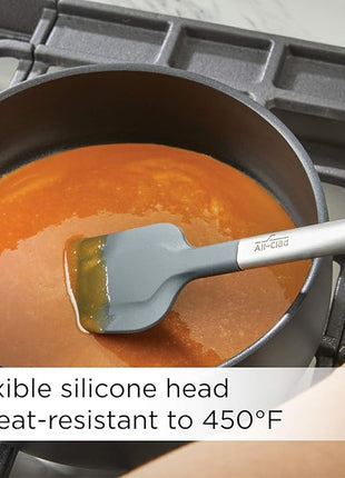 All-Clad Specialty Silicone Kitchen Gadgets 5 Piece Set, Spatulas Kitchen Tools, Kitchen Hacks Black