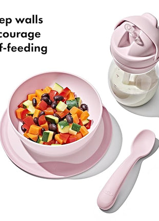 OXO Tot Stick and Stay Suction Bowl - Blossom