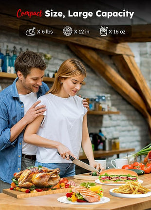 Nuwave Plug-In Grill Air Fryer Oven Combo w/Sheath Heaters, Authentic Char Flavor, 2024 New Convection System, 2X More Even, 100 Presets, Smarter Probe, 50-550°F, Stainless Steel