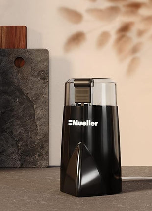 Mueller Living HyperGrind Precision Electric Spice/Coffee Grinder Mill with Large Grinding Capacity and Powerful Motor also for Spices, Herbs, Nuts, Grains, Black
