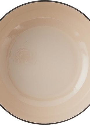 Lodge 6 Quart Enameled Cast Iron Dutch Oven with Lid – Dual Handles – Oven Safe up to 500° F or on Stovetop - Use to Marinate, Cook, Bake, Refrigerate and Serve – Lilac