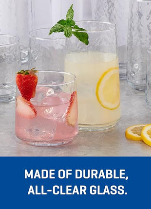 Anchor Hocking Brockhill Drinking Glasses (16-Pieces, dishwasher safe)
