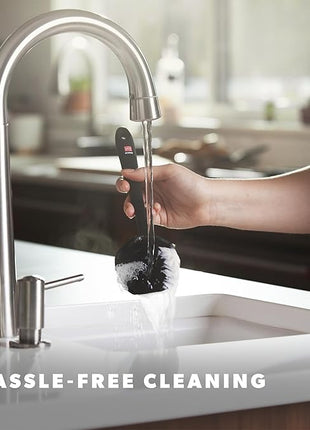 DI ORO Silicone Turner Spatula Set - Kitchen Spatulas for Nonstick Cookware - Cooking Utensils for Flipping Eggs & Pancakes - 600°F Heat-Resistant BPA Free Turners - Dishwasher Safe (4pc, Black)