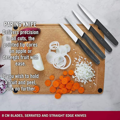 Swiss Classic Paring Knife Set, 6-Piece