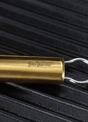 Berglander Colorful Whisks Set - Stainless Steel 8" Gold, 10" Rose Gold, 12" Rainbow Wire Whisks for Cooking