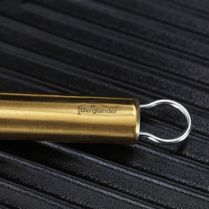 Berglander Colorful Whisks Set - Stainless Steel 8" Gold, 10" Rose Gold, 12" Rainbow Wire Whisks for Cooking