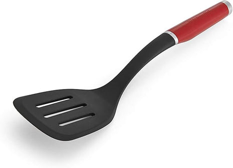 KitchenAid Classic Nylon Slotted Turner, 13.66-Inch, Empire Red