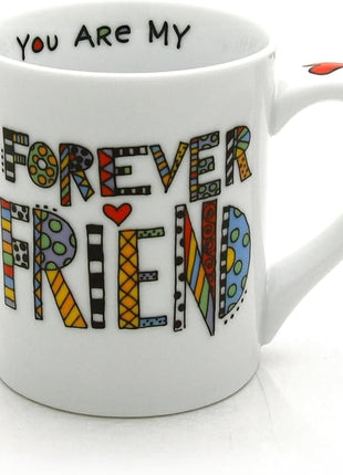 Enesco Our Name Is Mud Cuppa Doodle Friend Mug, 4.5 inches