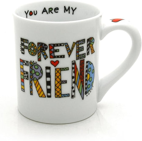 Enesco Our Name Is Mud Cuppa Doodle Friend Mug, 4.5 inches