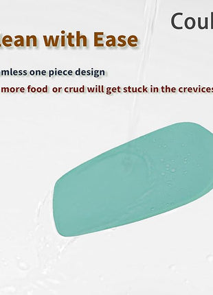 Coukre Silicone Spatula Set of 5,High Temperature Resistant, Food Grade Silicone, Dishwasher Safe, for Baking, Cooking (Colorful B Black)