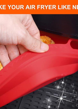 Silicone Air Fryer Liner for Ninja Crispi, 2 Pack Liners Silicone Pot