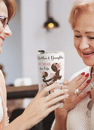 Macorner Mothers Day, Birthday Gifts for Mom Nana From Daughter - Gifts For Grandma - Stainless Steel Tumbler 20oz