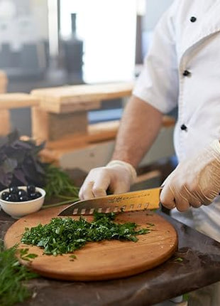 Dalstrong Santoku Knife - 7 inch - Phantom Series - Japanese High-Carbon AUS8 Steel - Pakkawood Handle - Razor Sharp Kitchen Knife - Asian Vegetable Knife - Sheath Included