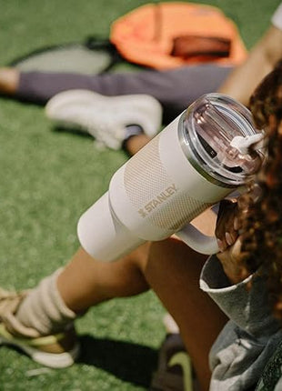 STANLEY Quencher ProTour Flip Straw Tumbler with Leakproof Lid | Built-In Straw & Handle | Cupholder Compatible for Travel | Insulated Stainless Steel Cup | BPA-Free