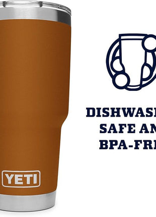 YETI Rambler 30 oz Stainless Steel Vacuum Insulated Tumbler w/MagSlider Lid