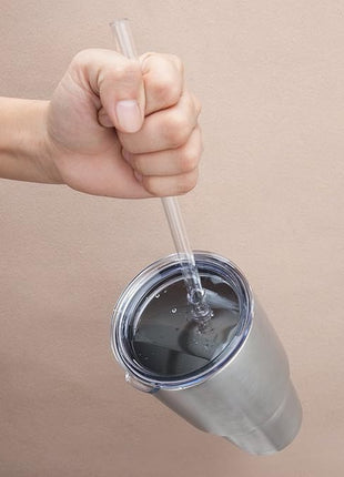 Spill Proof Lid With Straw For YETI Rambler, Tumbler, Ozark Trail cup and other brands Vacuum insulation stainless steel 20 oz Tumblers (20oz)